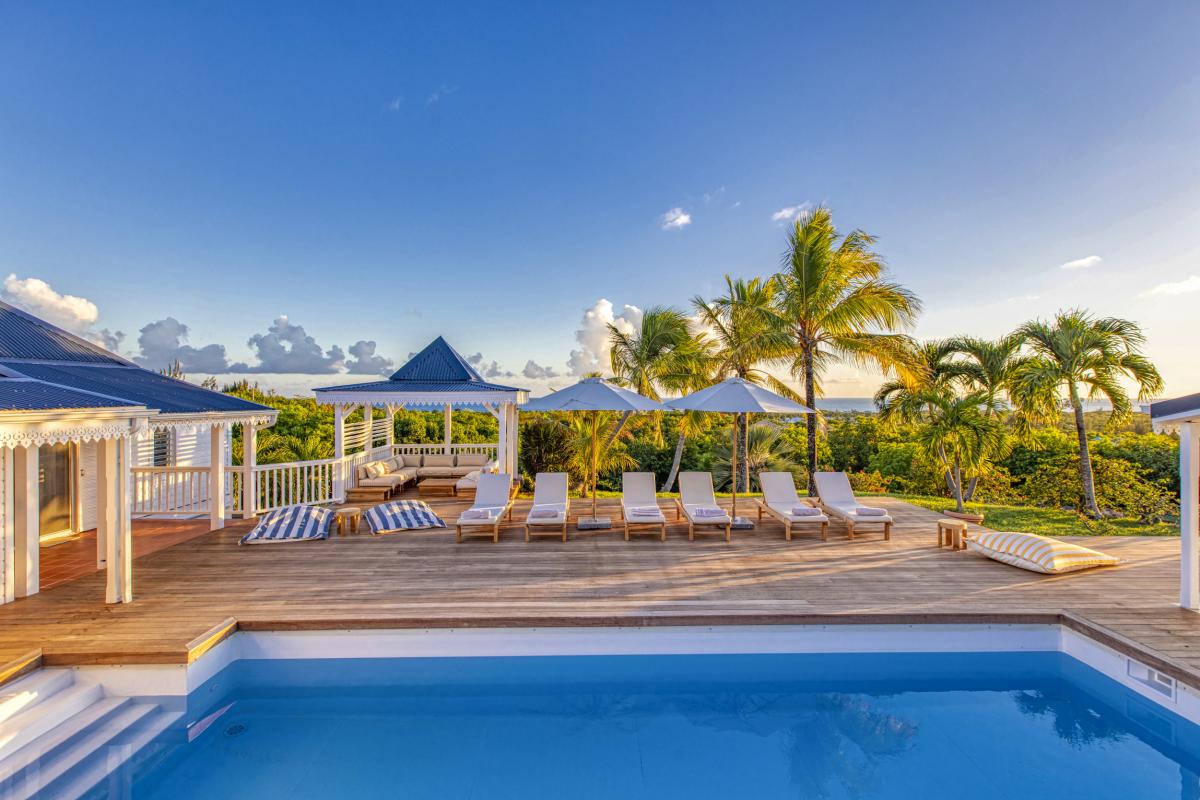 A louer villa 4 chambre Terres Basses Saint Martin_ Piscine - 33